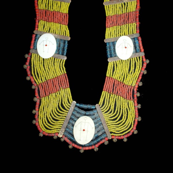 Konyak Tribe Naga Multistrand, Tribal Necklace