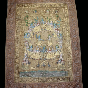 Traditional Pichwai painting of lord shrinath ji , maharass pichwai painting- Traditional art -Wall Hangings