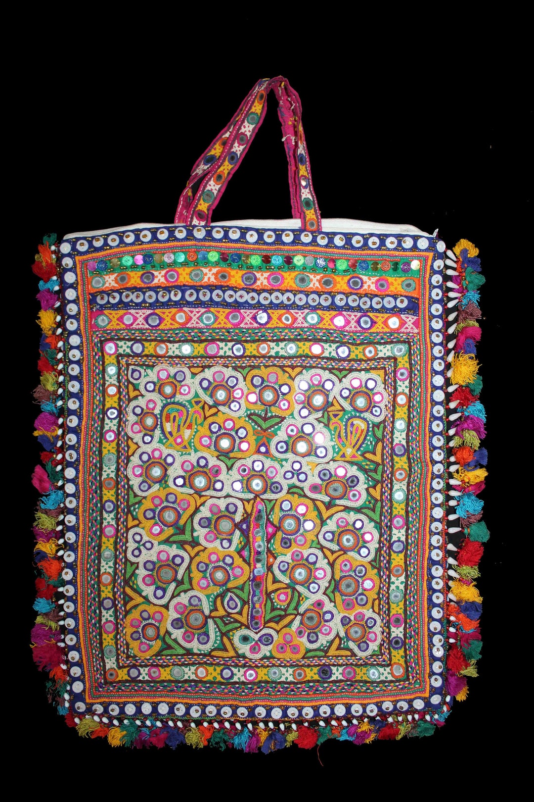 Vintage Kutch Hand Embroidered Kutchi Bag Gypsy Bag With Etsy
