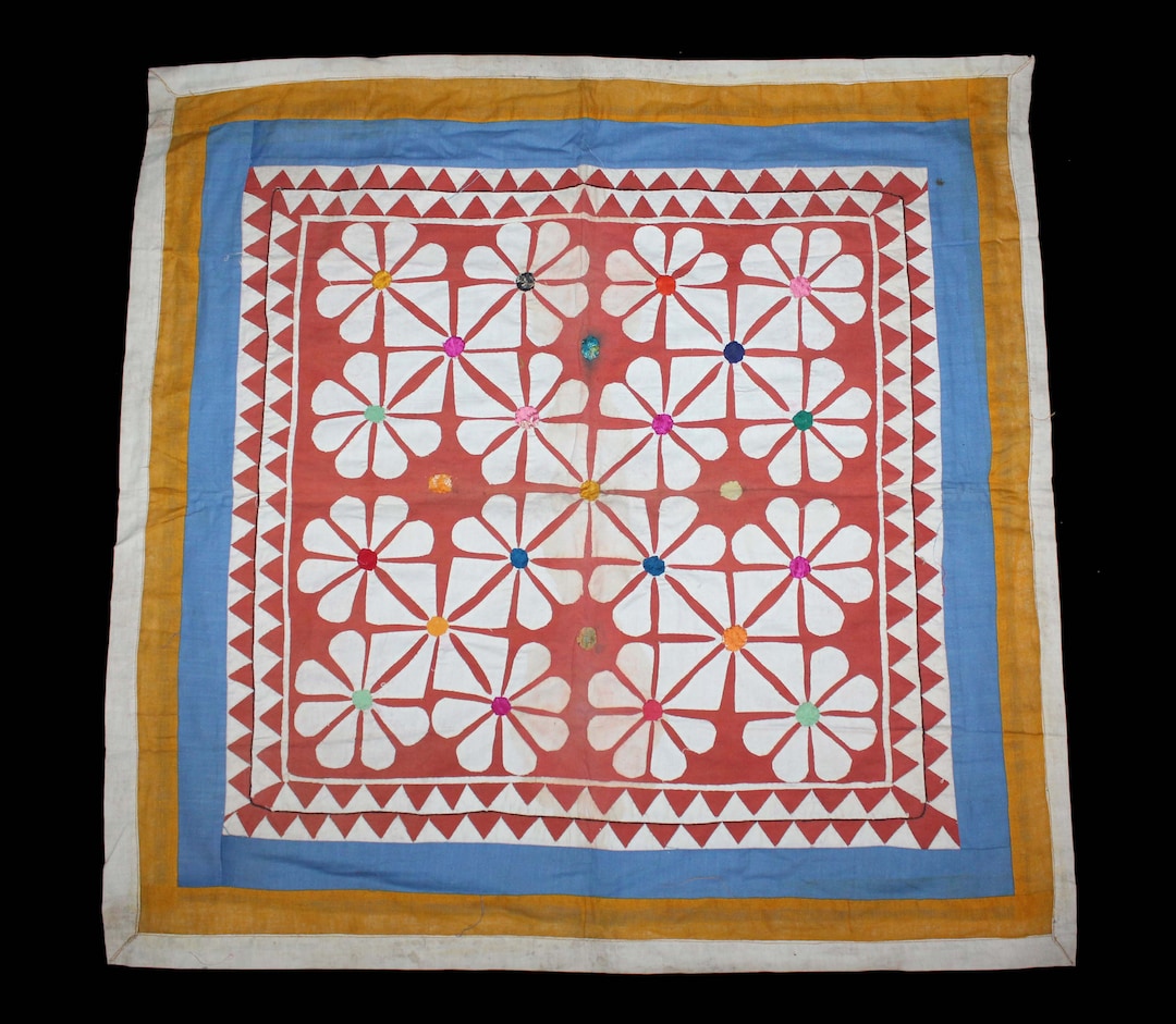 Appliqued Work Wall Hanging Etsy