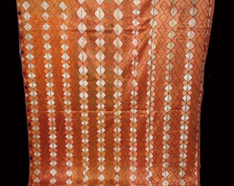 Dupatta indien traditionnel vintage Punjabi Phulkari brodé à