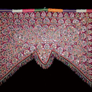 Vintage Rabari Door Hangings Torans, Wall Hanging, Window Valance
