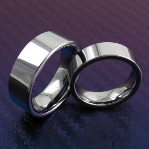 Mirror Polished Tungsten Ring Couples/Single Wedding/Engagement Ring Men's