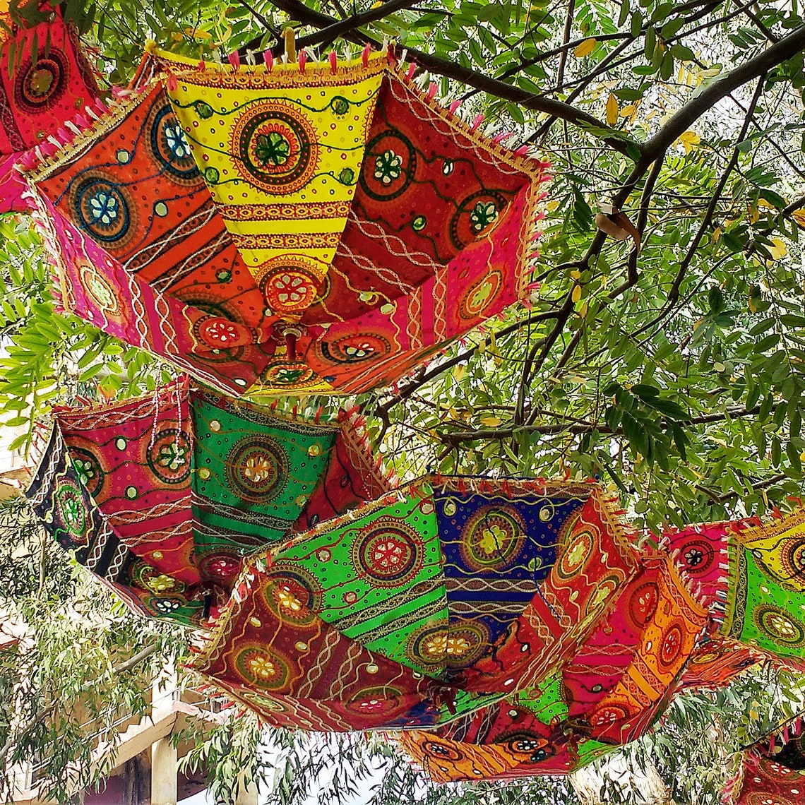 3 Pcs Indian Wedding Umbrella Floral Designer Outdoor | Etsy