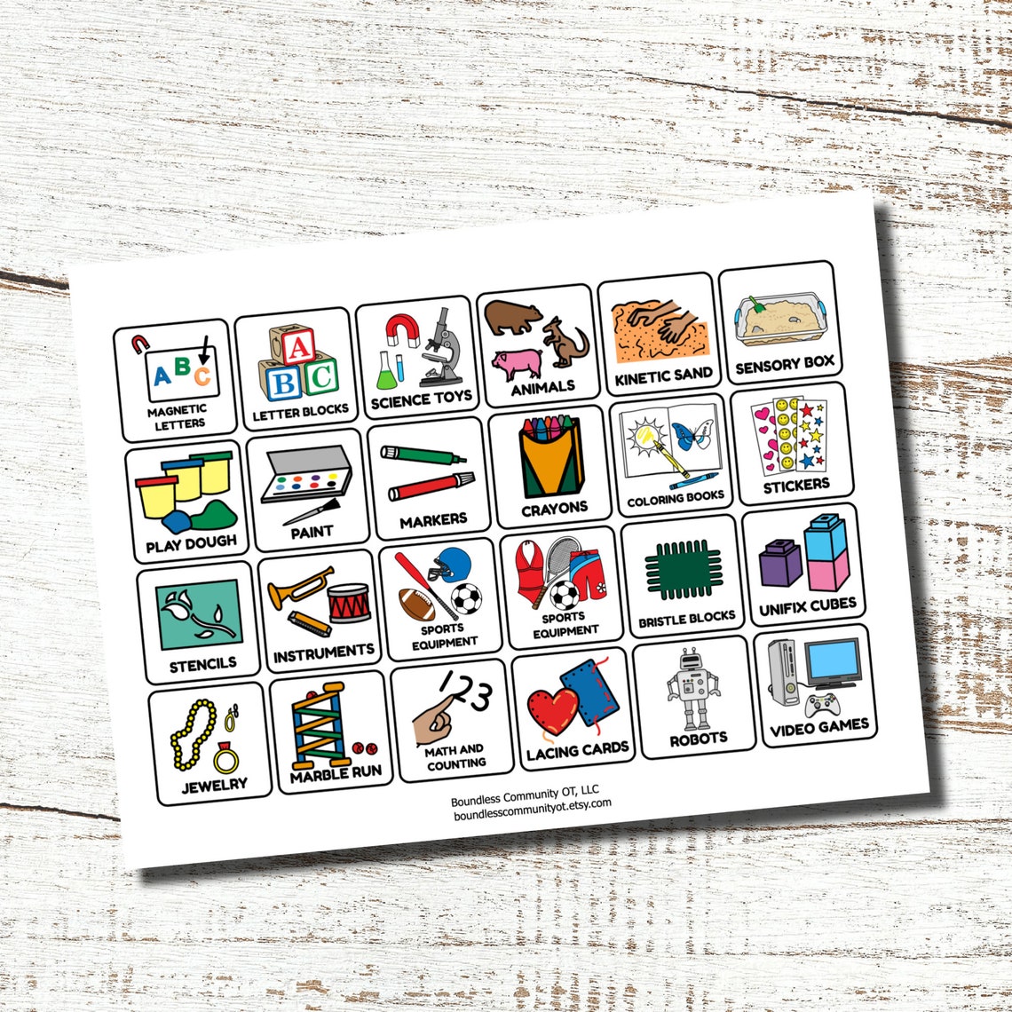Toy Labels Printable Labels Toy Organization Home Etsy