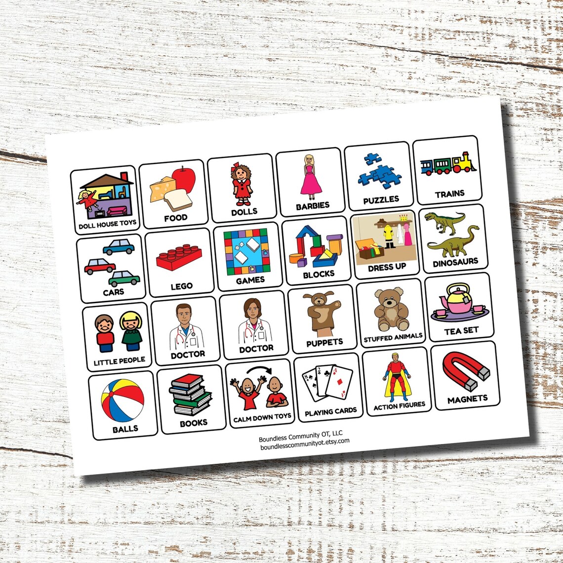 Toy Labels Printable Labels Toy Organization Home Etsy