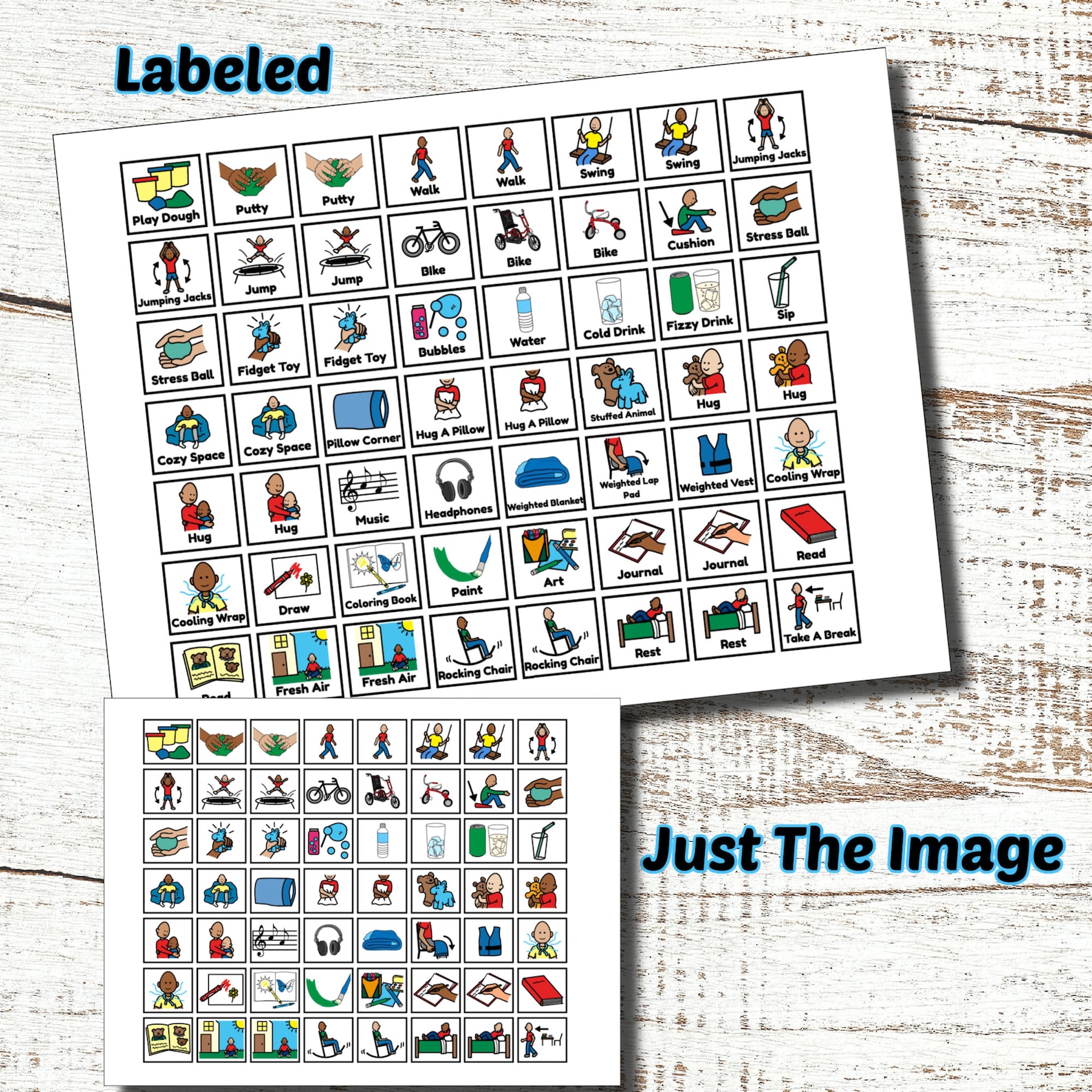 Tools for Self-regulation Zones of Regulation Sensory Diet - Etsy