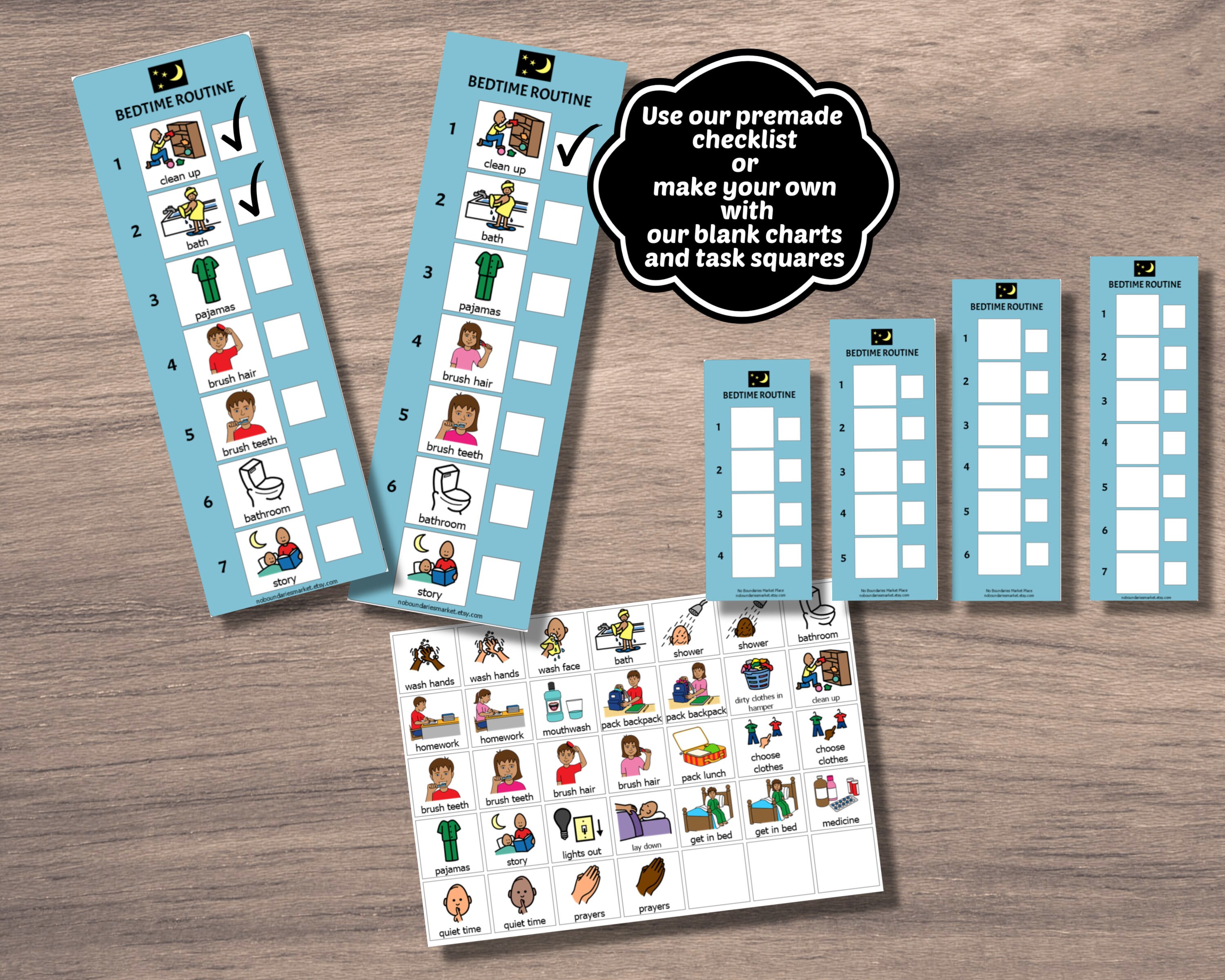 Bedtime Routine Bedtime Visual Schedule Bedtime Printable Etsy Bedtime routine bedtime visual schedule bedtime printable etsy