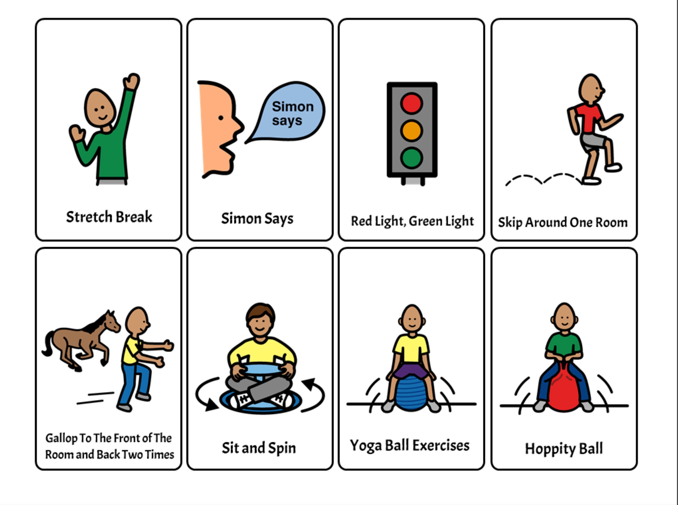 Winter Movement Brain Break Cards  Social emotional activities, Brain  breaks, Social skills lessons