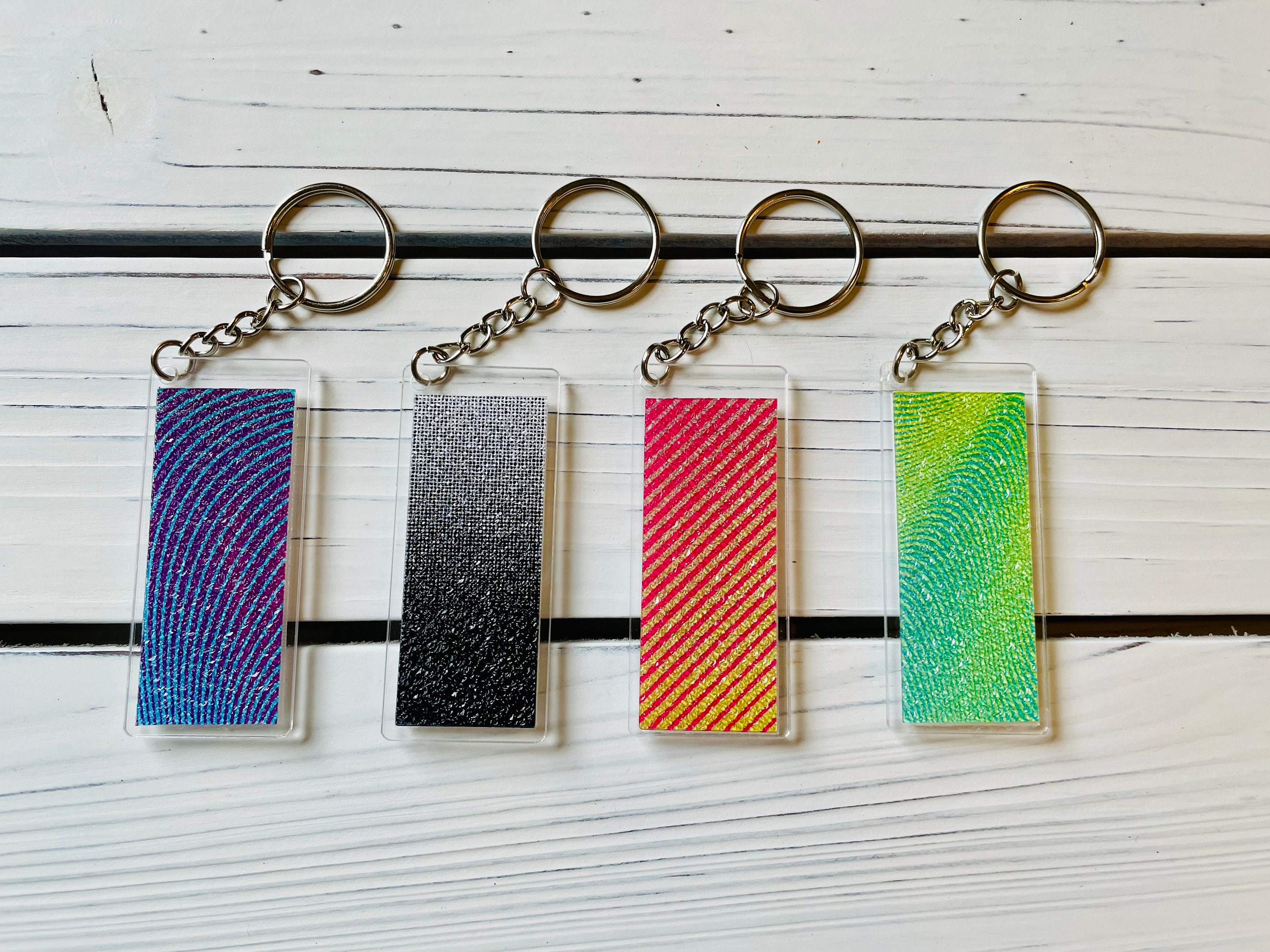 Calm Strip Keychain, Anxiety Keychain, Chill Tool Keychain, Sensory Sticker, Tactile Keychain, Chill Tools for School, Coping Skills