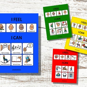 Self-Regulation Charts, Tools for Self-Regulation Printable, Sensory Printable, Sensory Visual, Self-Regulation Poster