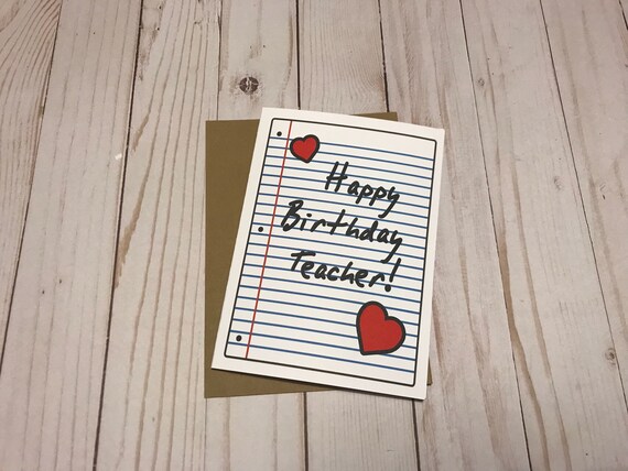 Joyeux Anniversaire Professeur Professeur Danniversaire Etsy Joyeux Anniversaire Professeur Professeur Danniversaire Etsy