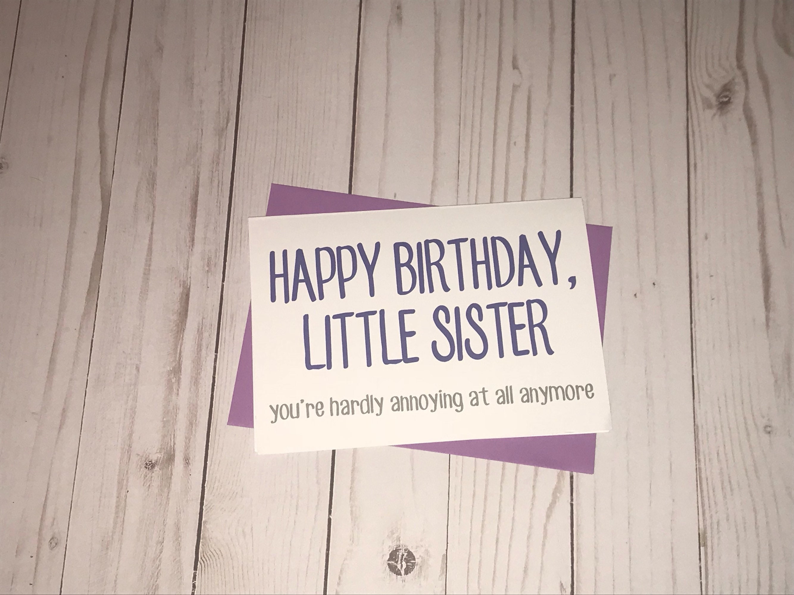 Happy Birthday Little Sister Gif - bum3e7c