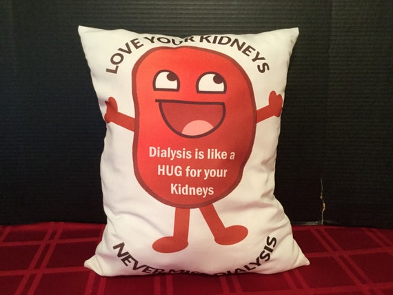 Love Your Kidneys Throw Pillow Hugging Pillow Etsy