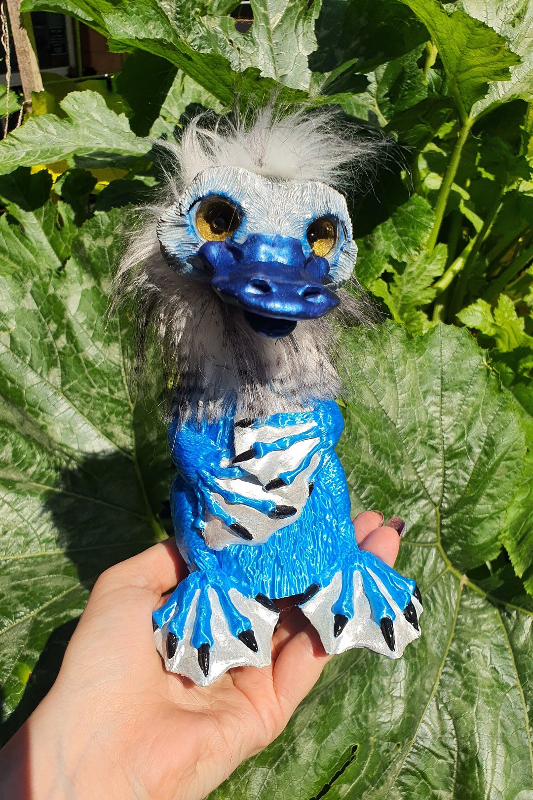 Azure Bubblesplash Platypus Shoulder Puppet Fantasy Cosplay Etsy