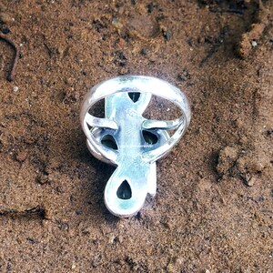 Peridot Ring 92.5% Silver Ring Water-drop Stone Ring - Etsy