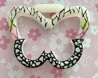 Butterfly Custom Resin Tsurikawa Glittery JDM Car Handle Ring