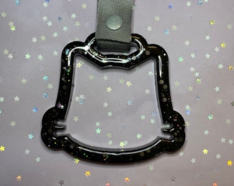 Neko Kitty Cat Custom Resin Tsurikawa Glittery JDM Car Handle Ring