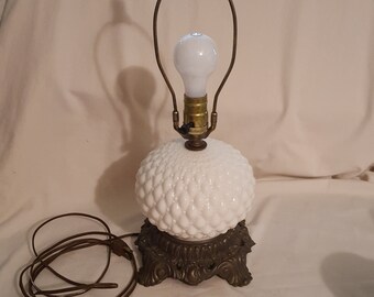 Mid Century Brass and Glass Torch Sconces Loevsky /& Loevsky White Metal Castings