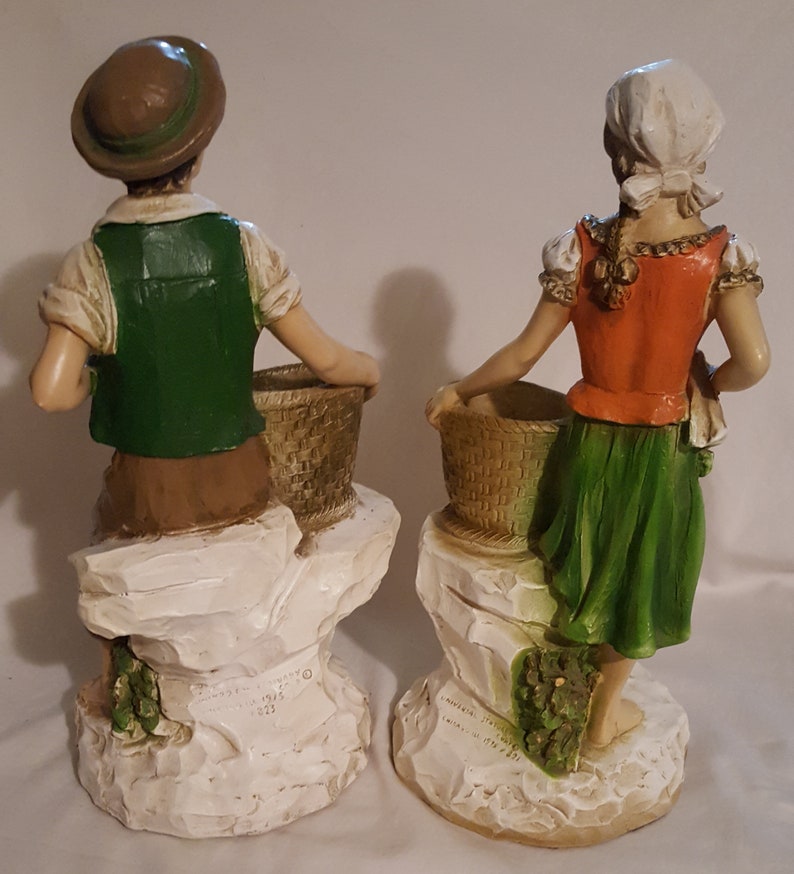 Vtg. 1975 Set 14 Universal Statuary Corp. Man Woman Etsy