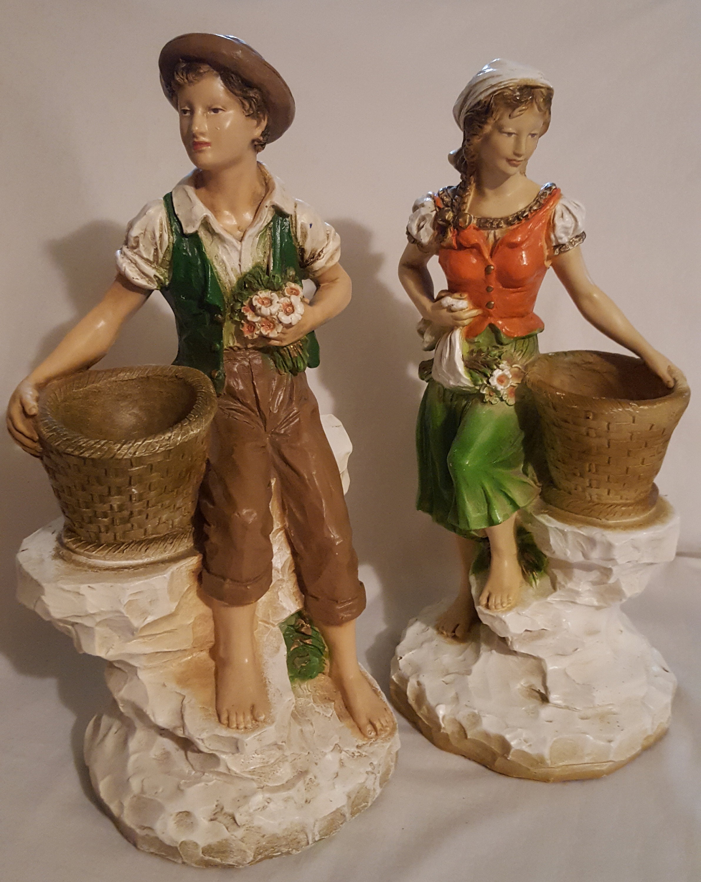 Vtg. 1975 set 14 Universal Statuary Corp. man woman Etsy