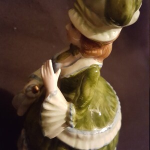 Vintage Schmid Yamada Signed Porcelain Victorian Lady Woman With ...