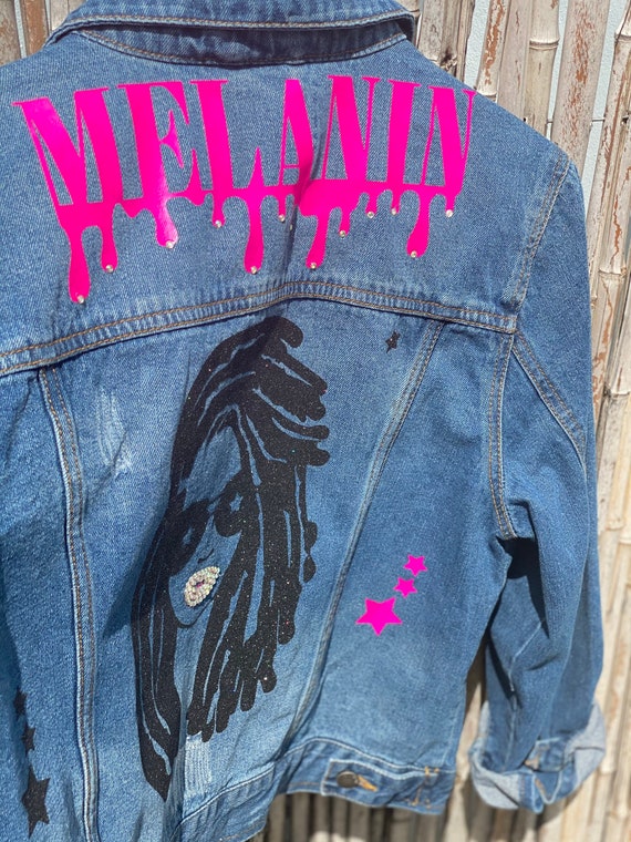 Upcycled Ladies Denim Jean Jacket Size Medium | Etsy