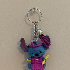 crochet stitch keychain