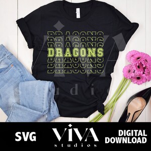 Dragons Echo SVG | Game Day svg, Football svg, Football Mom, It&#39;s Game Day svg, Instant Download SVG File