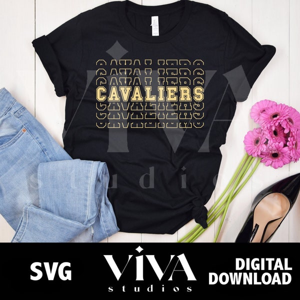 Cavaliers Echo SVG | Game Day svg, Football svg, Football Mom, It's Game Day svg, Instant Download SVG File