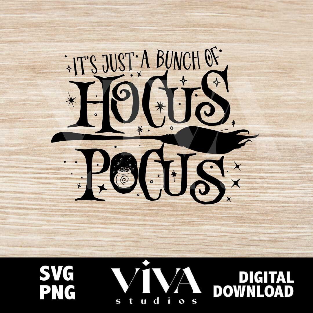 Hocus Pocus SVG PNG| Halloween Svg Png | Witch Svg Png | Instant ...