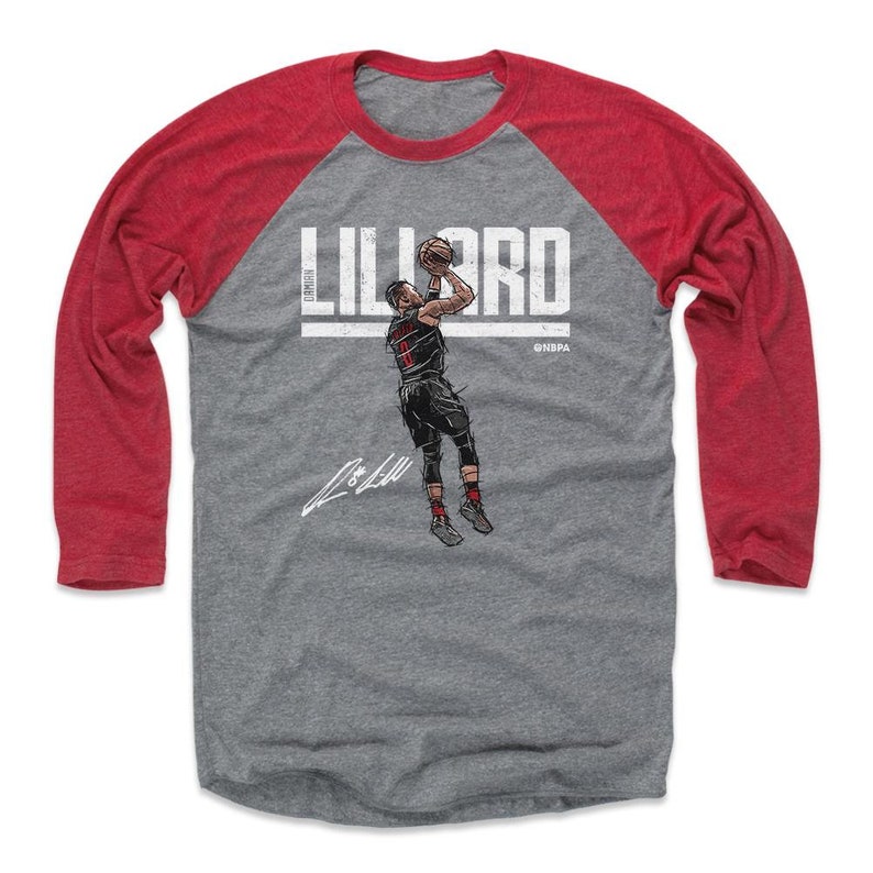 damian lillard logo shirt