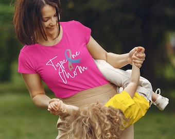 Type 1 Mom Diabetes Awareness Ribbon Women's short sleeve t-shirt