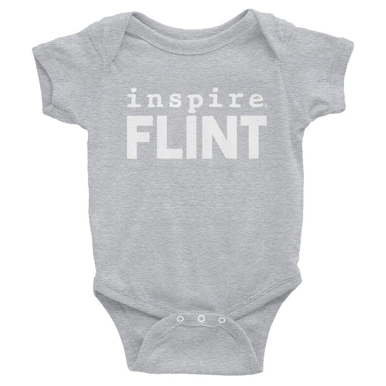 Cute Motivational Baby Gift inspire Flint Baby Bodysuit New Mom Gift Flint Michigan Shirt Baby Shower Gift Inspirational Gift