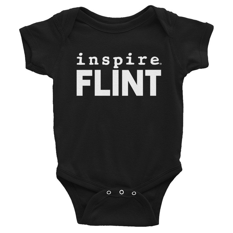 Cute Motivational Baby Gift inspire Flint Baby Bodysuit New Mom Gift Flint Michigan Shirt Baby Shower Gift Inspirational Gift