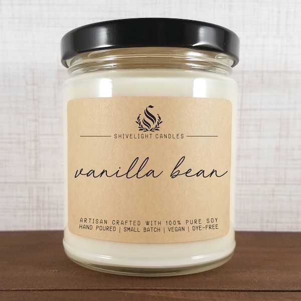 Vanilla Bean Candles Etsy