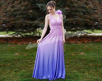 ombre infinity dress