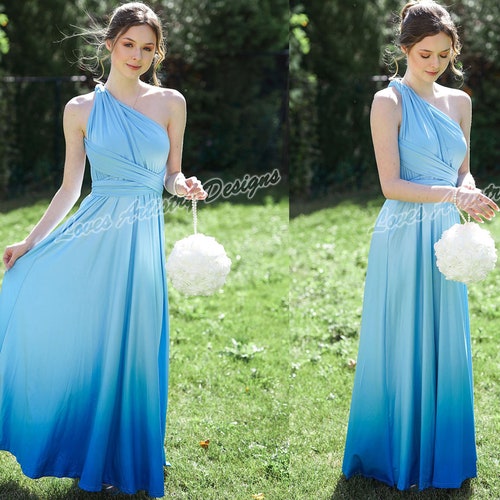 infinity dress light blue