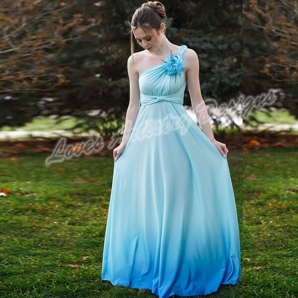 Ombre Dress - Etsy