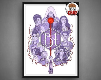 Critical Role Bells Hells Ruidus ~ The Bloody Bridge A3 Print