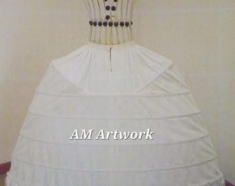 Grande Paniere- 1700 Panier- Versailles- Mariantonietta- Madame Pompadour-venetiansk klänning- 1700 klänning