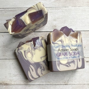 Grape Soda Cold Process Soap