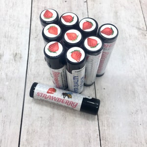Strawberry - Beeswax - Lip Balm