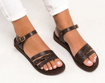Sandales en cuir pour femmes, sandales confortables pour femmes, sandales d'été, sandales ETSY, sandales pour femmes en cuir véritable