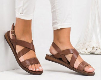 Women leather sandals, women comfortable sandals, summer sandals, ETSY sandals, Genuine Leather Women Sandals