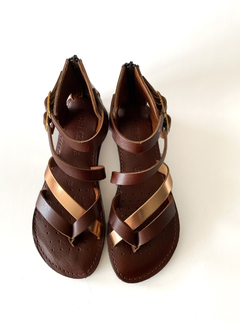 Women leather sandals, women comfortable sandals, summer sandals, ETSY sandals, Genuine Leather Women Sandals image 5