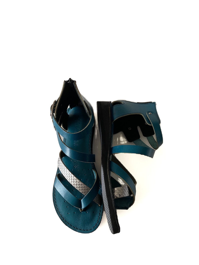 Women leather sandals, women comfortable sandals, summer sandals, ETSY sandals, Genuine Leather Women Sandals image 8