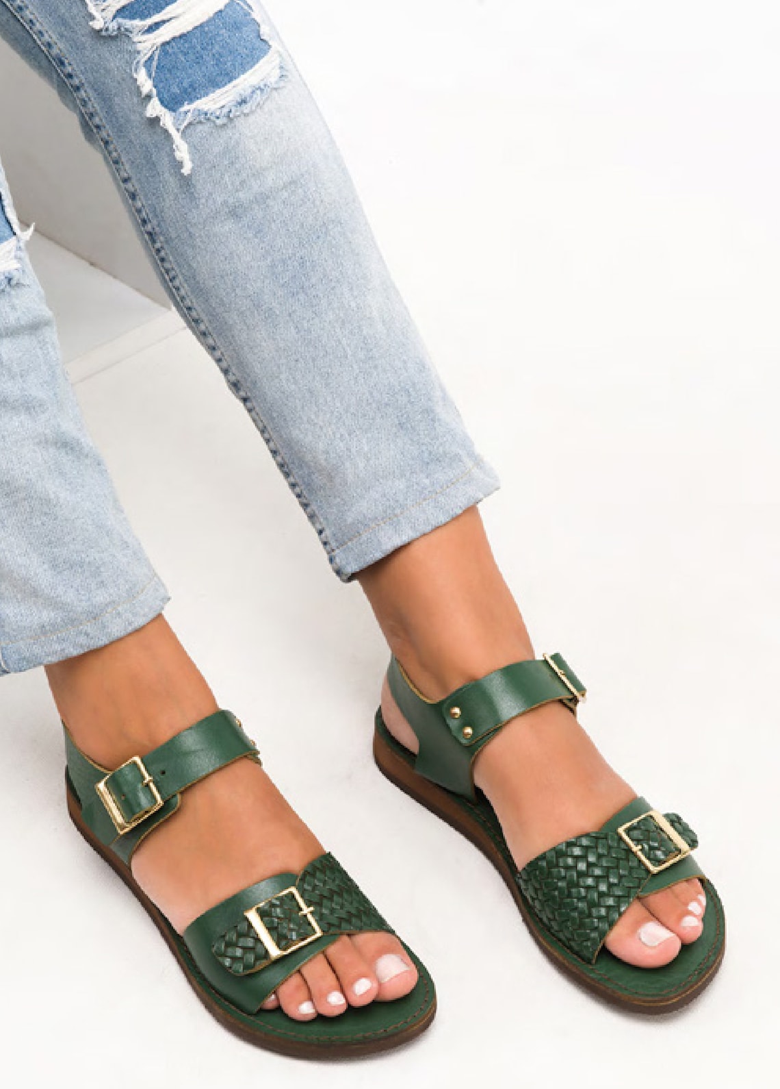 Women Leather Sandals, Women Comfortable Sandals, Summer Sandals, ETSY