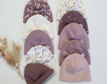 Beanie Baby Mütze, Beanie - verschiedene Farben Winter, Herbst, Mütze für dein Kind von Sharlene Babymode