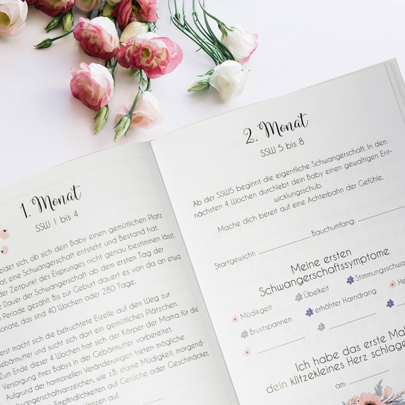 Sharlene Pregnancy Diary 40 Weeks Of Gut Feeling Capturing Etsy